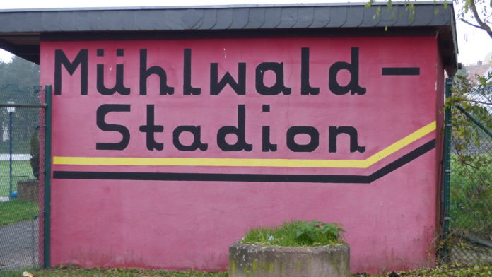 muehlwald stadion schriftzug