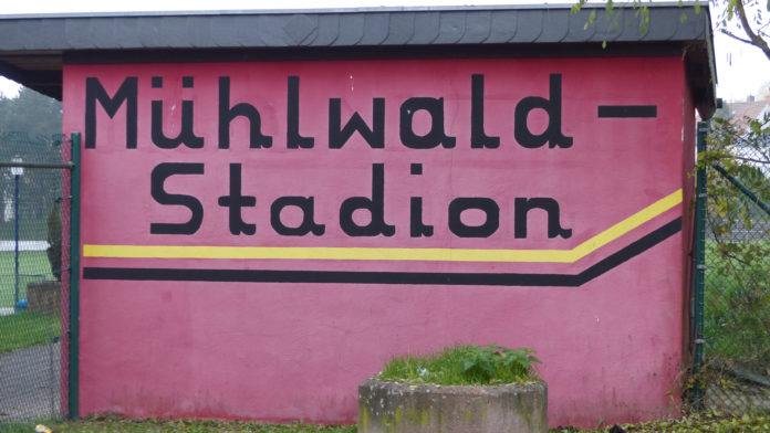 muehlwald stadion schriftzug