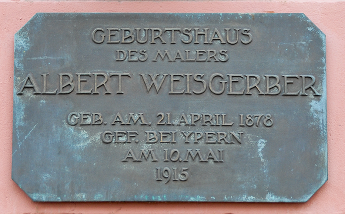 Albert Weisgerber Geburtshaus Foto Hassdenteufel