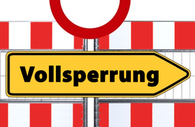 vollsperrung