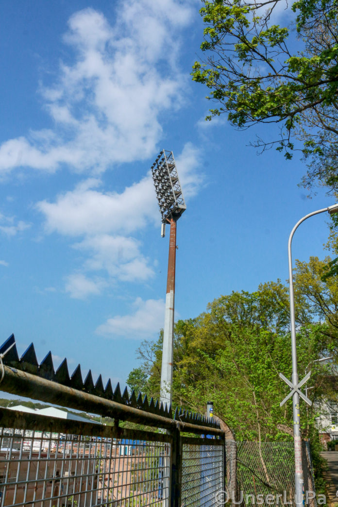 Ludwigspark: Flutlichtmasten kommen ab Mitte Mai zurück