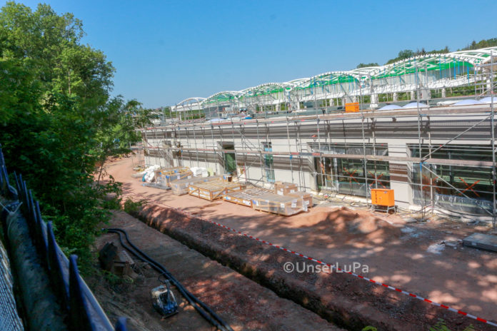 Ludwigsparkstadion aktuell: auch am Sonntag wird gearbeitet