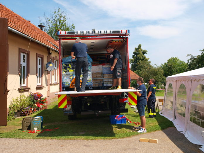 Saarlouiser Hilfstransport trifft im polnischen Bochnia ein