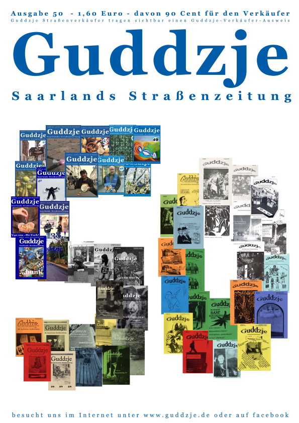 Saarlands Straßenzeitung Guddzje feiert Jubiläum