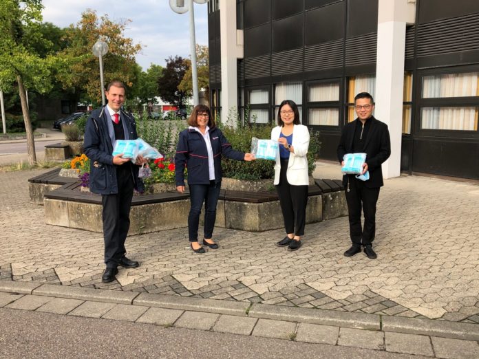 St. Ingbert: 10.000 Masken an Stadt gespendet