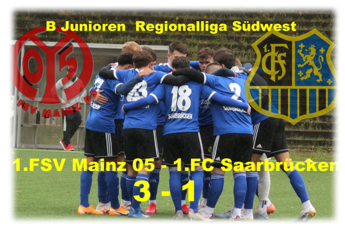 FCS U17: 3:1 Niederlage in Mainz