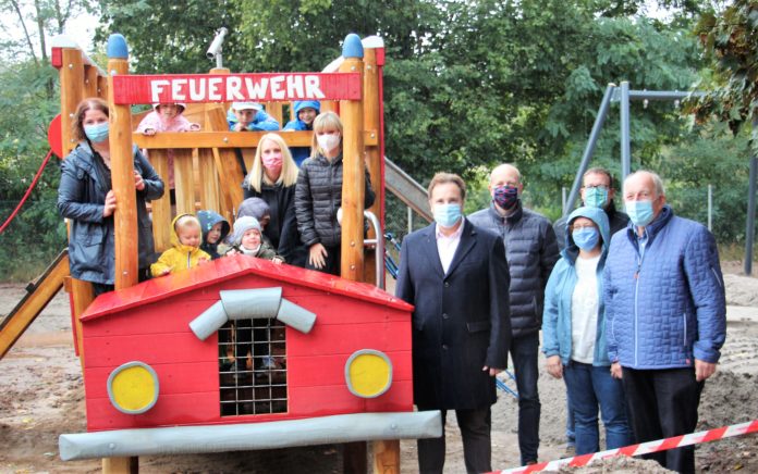 Kita „Wirbelwind“ in Bubach-Calmesweiler erhält zwei neue Spielgeräte