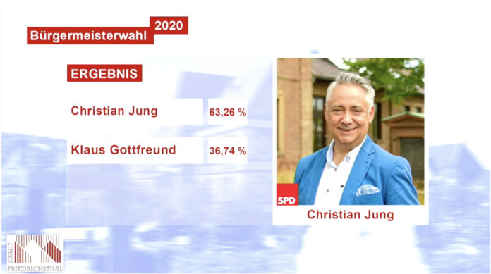 Christian Jung wird Bürgermeister in Friedrichsthal