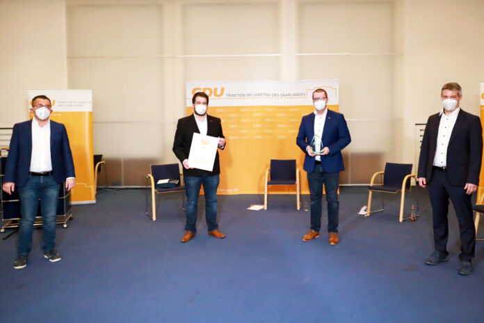 Nikolaus-Warken-Preis: Gewerkschaft Nahrung, Genuss, Gaststätten Region Saar von CDU geehrt