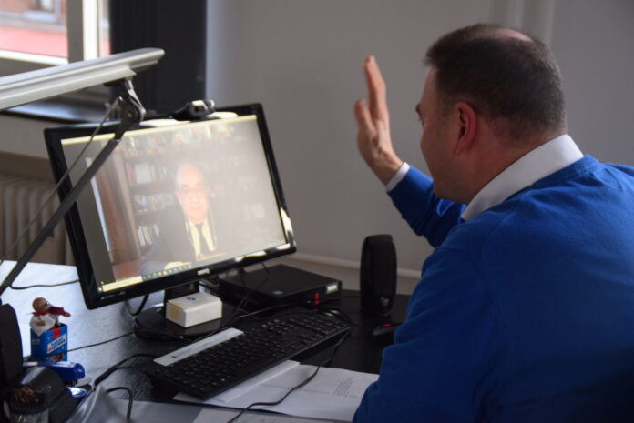 Videomeeting zwischen Sulzbach und Ravanusa