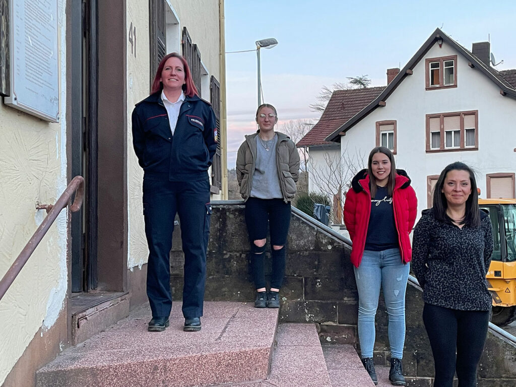 Gruppenfoto auf der Treppe