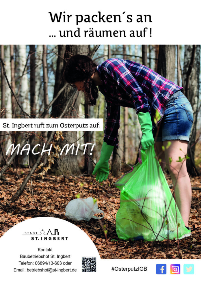 Osterputz – Aufruf zur Müllsammelaktion in St. Ingbert