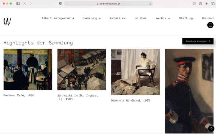 Digitales Albert-Weisgerber-Museum startet