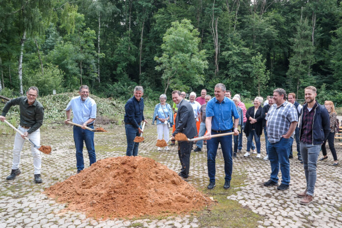 Spatenstich zur interkommunalen Grüngut Sammelstelle Sulzbach und Quierschied