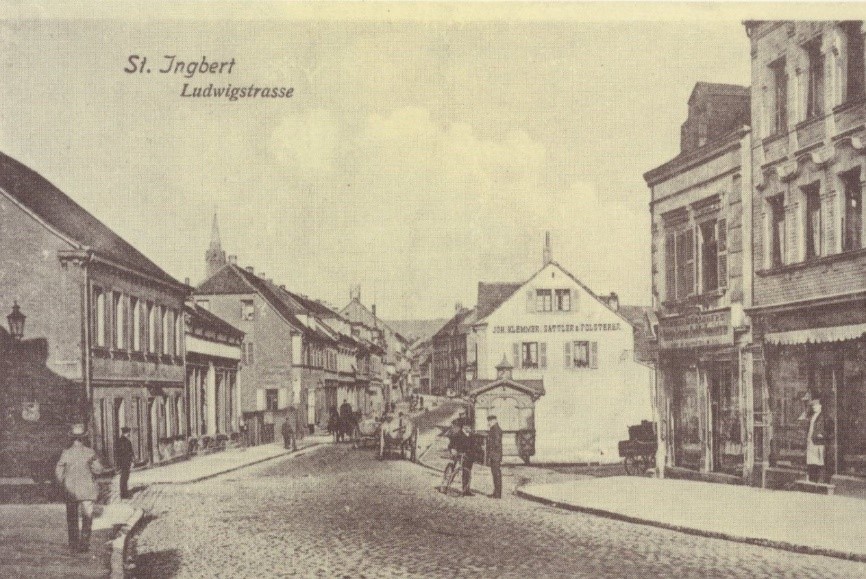 Alte Postkarte Ludwigstrasse Heimat und Verkehrsverein