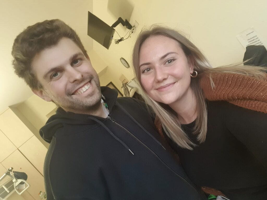 Tim und Sina vor der Erkrankung