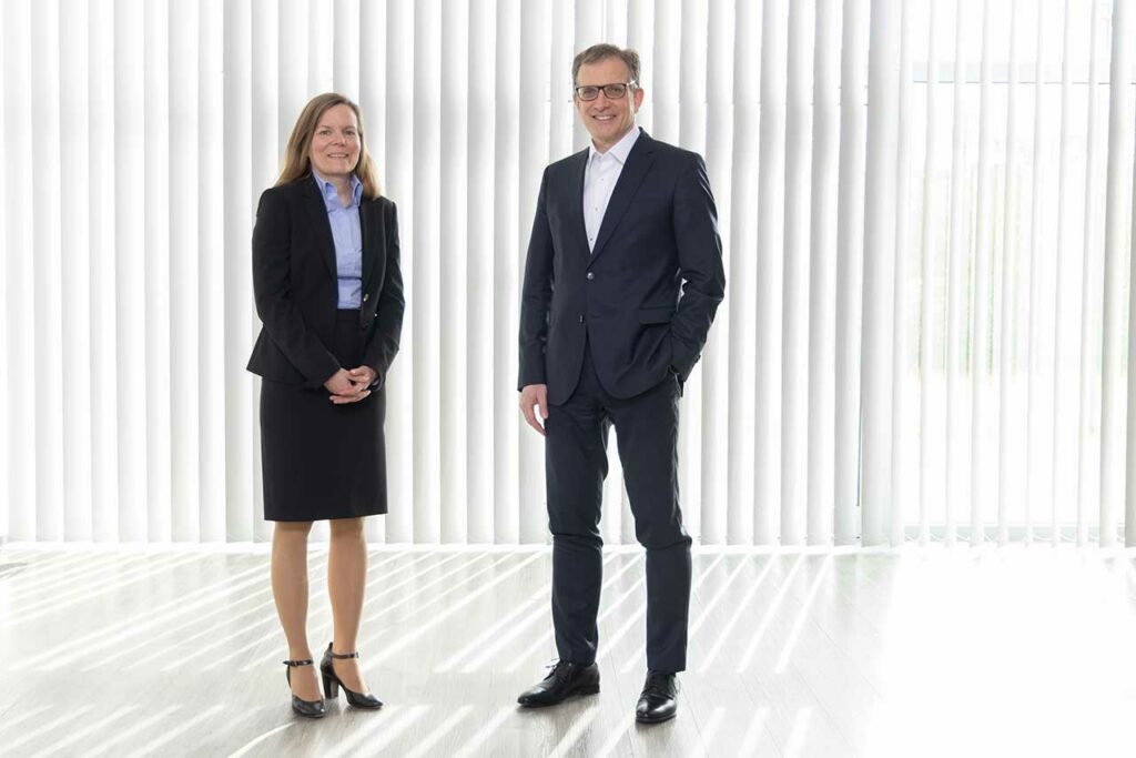 Anke Langner und Ulrich Sigel führen die Geschäfte der STEAG New Energies und der STEAG Energy Solutions künftig gemeinsam.“ (Foto: steag)