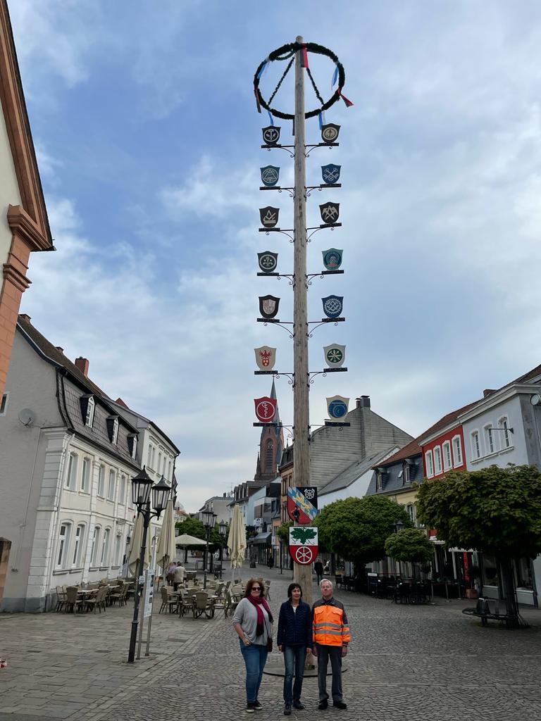 Maibaum schmückt auch in diesem Jahr wieder die St. Ingberter Innenstadt