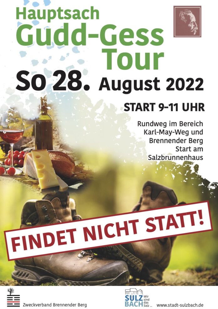 Plakat Gudd Gess Tour findet nicht statt