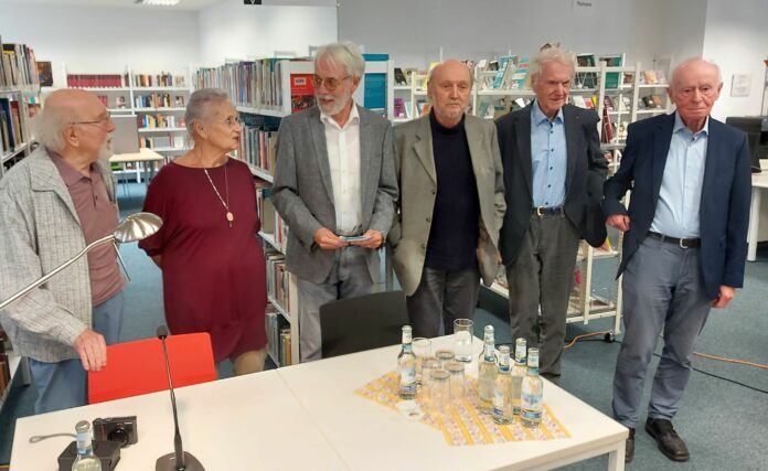 Manfred Kelleter, Ursula Ochs-Steinfeld, Jürgen Bost, Horst Lang, Albrecht Zutter und Albrecht Ochs