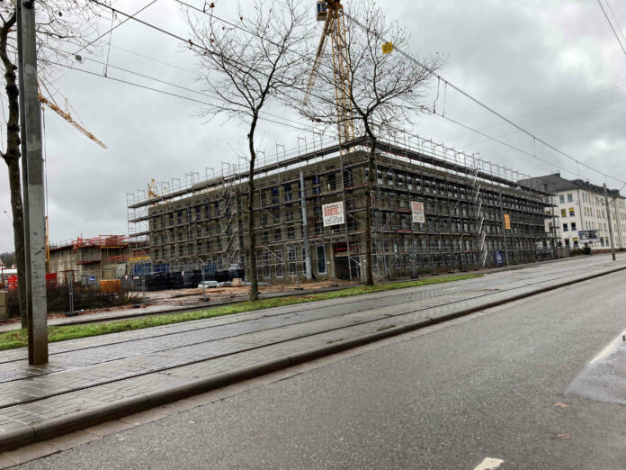 ULANENQUARTIER Saarbruecken Baustelle Dezember 2022 Foto: Karsten Bach