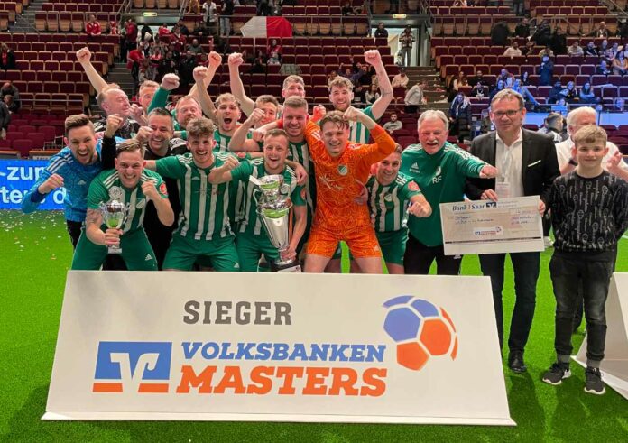 Sieger Volksbanken Masters 2023 ist der SV Auersmacher Foto: SFV, Backes