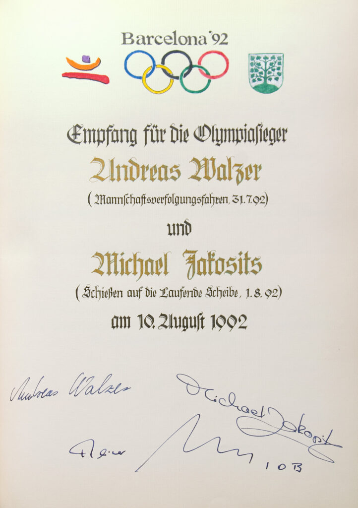 1992 Goldenes Buch Olympiasieger