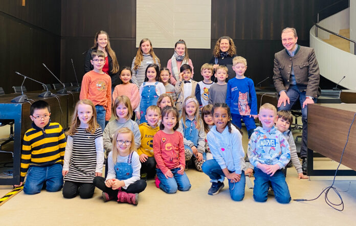 Vorschulkinder zu Besuch im Rathaus