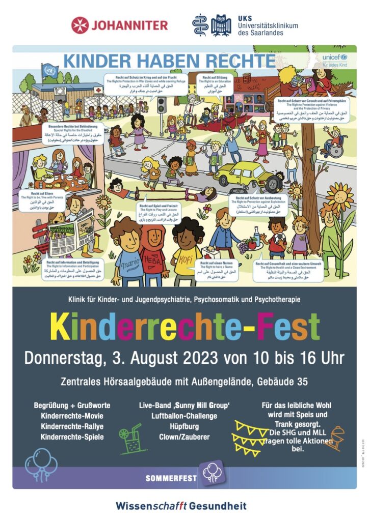 Poster Kinderrechtefest Sommer 2023