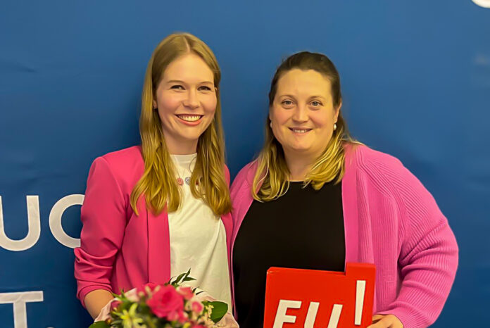 Links: Dr. Jana Litz, rechts Kreisvorsitzende der Frauen-Union St. Wendel Natascha Jung