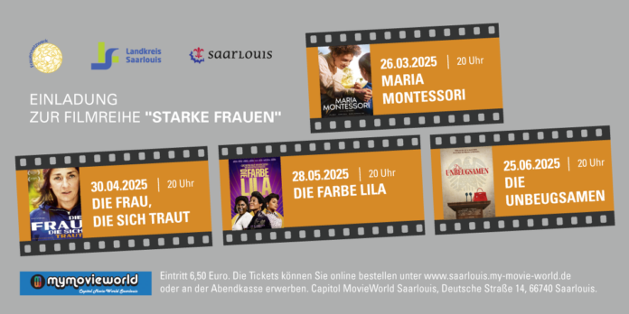 Kino Filmreihe Starke Frauen2025 - Foto: Kreisstadt Saarlouis