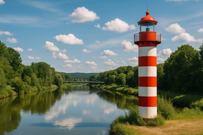 Symbolfoto: Leuchtturm an der Saar