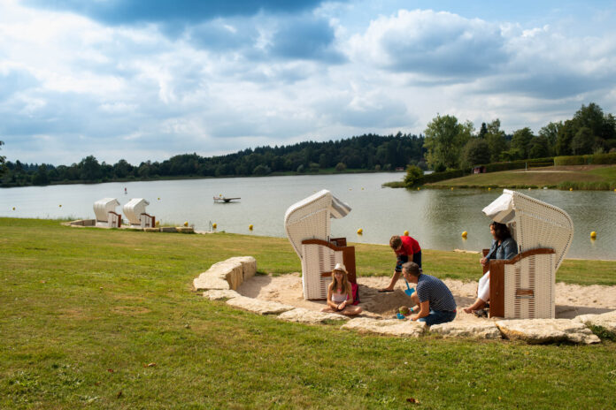 Das Strandbad am Losheimer Stausee ist bereit für die Badesaison 2025. Foto: Manuela Meyer Fotografie